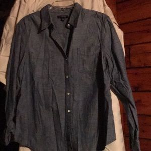 Lands end denim shirt